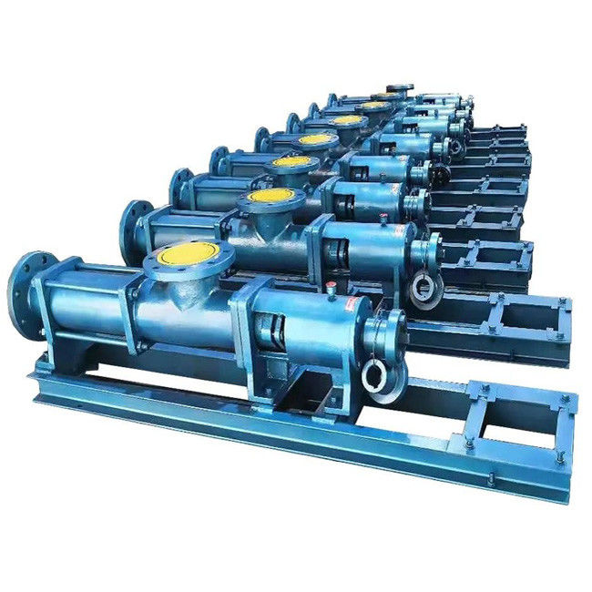 Eccentric Rotary Screw Pumps , Progressive Cavity Screw Pump For Sewage Treatment Plant