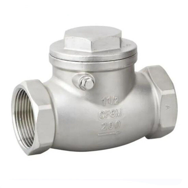 Forged Swing Gate Check Valve One Way Body Pipe Fittings ISO9001