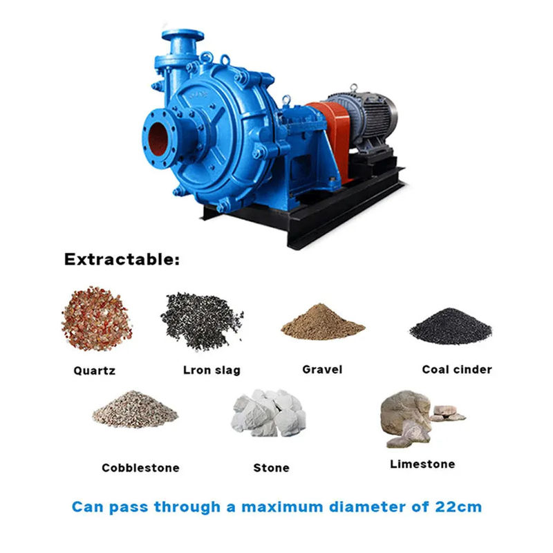 Efficient Customized Sludge Sand Mining Pump 300m High Pressure Capability