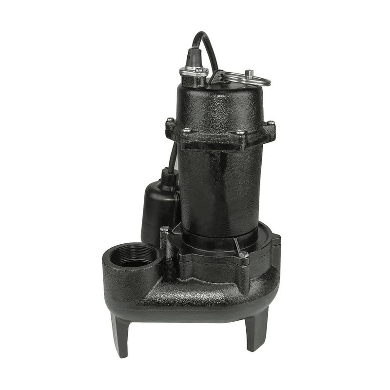 Handles 2'' Centrifugal Sludge Pump Solids Cast Iron Industrial For Sewage Treatment
