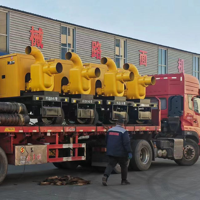 Mobile Diesel Engine Floodwater Pumps Emergency Drainage